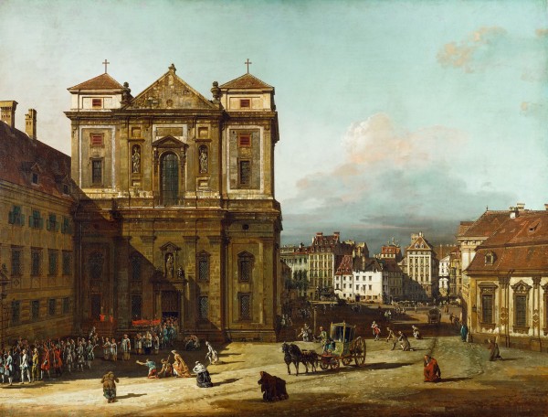 Procession in Dresden by Bernardo Bellotto